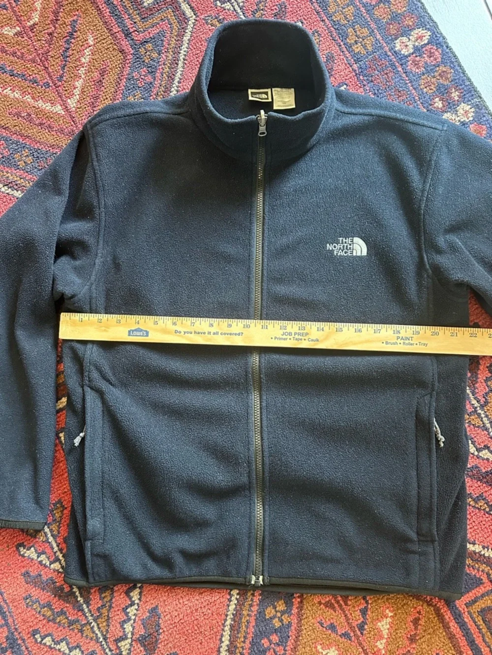 The North Face Men’s Medium Navy Full Zip Fleece Jacket Outdoor Layer